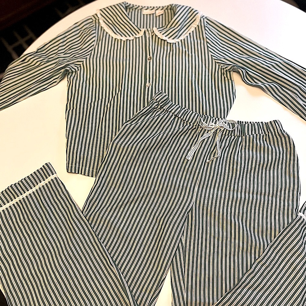 Rachel Ashwell Striped Pajama Set – TJ Maxx Tik Tok Viral Sleepwear Size Small